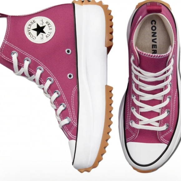 CONVERSE RUN STAR HIKE HI PLATFORM SESONAL COLOR  UNISEX WOMENS  SZ / 172362C - Picture 4 of 16